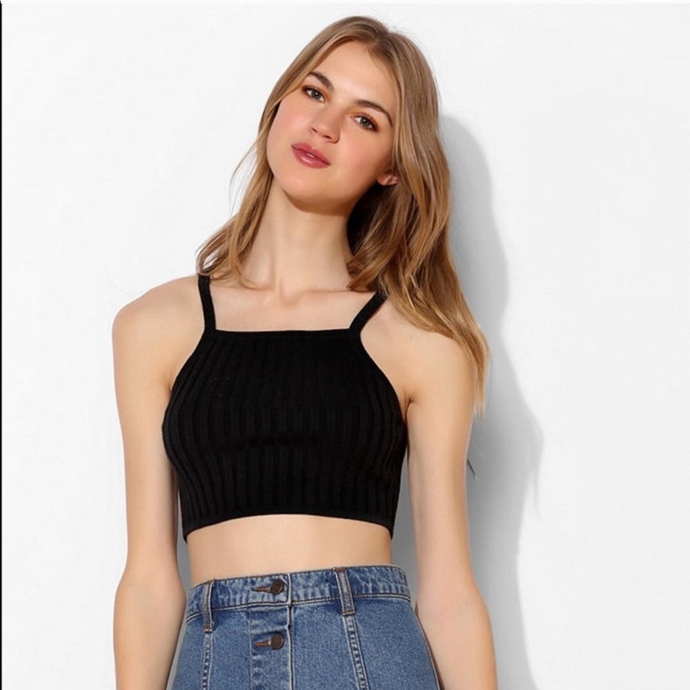 Urban Outfitters BDG black crop top